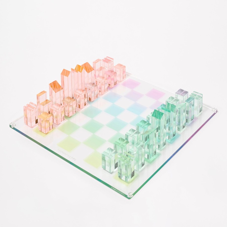 Accessories Sunny Life | Lucite Chess & Checkers