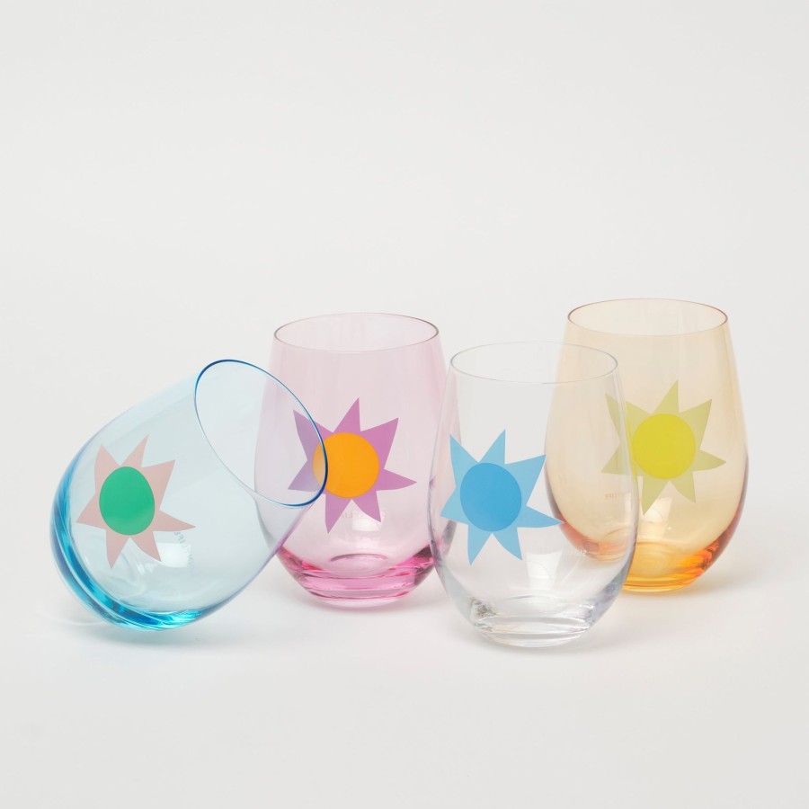 Beach Sunny Life | Stemless Glass Tumblers