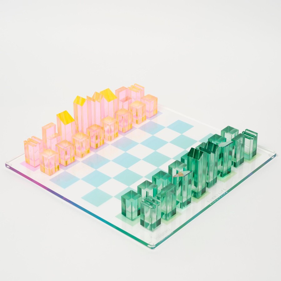 Accessories Sunny Life | Lucite Chess & Checkers