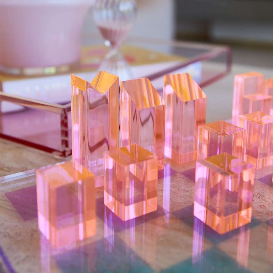 Accessories Sunny Life | Lucite Chess & Checkers